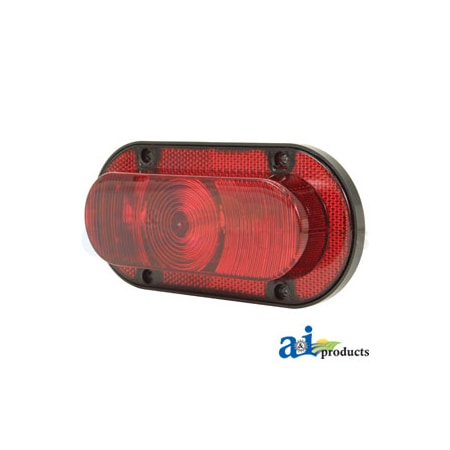 A & I Products Tail / Warning Light, LED, Red 6" x4" x4" A-WL7882